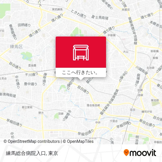 練馬総合病院入口地図