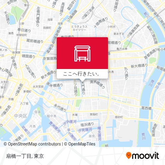 扇橋一丁目地図