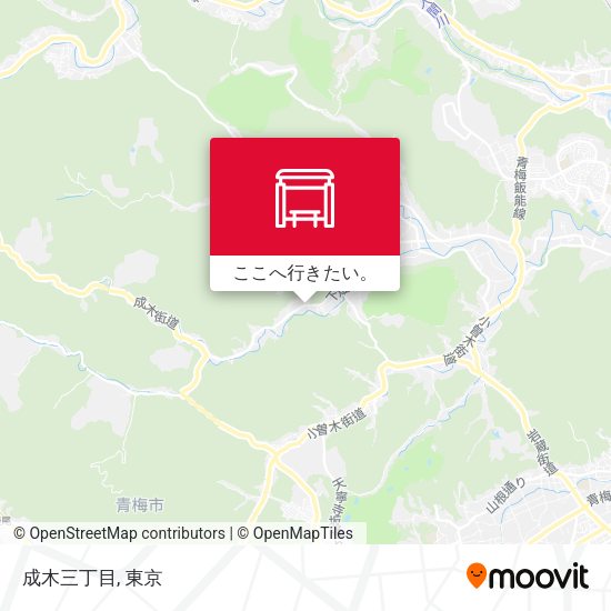 成木三丁目地図