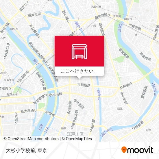 大杉小学校前地図