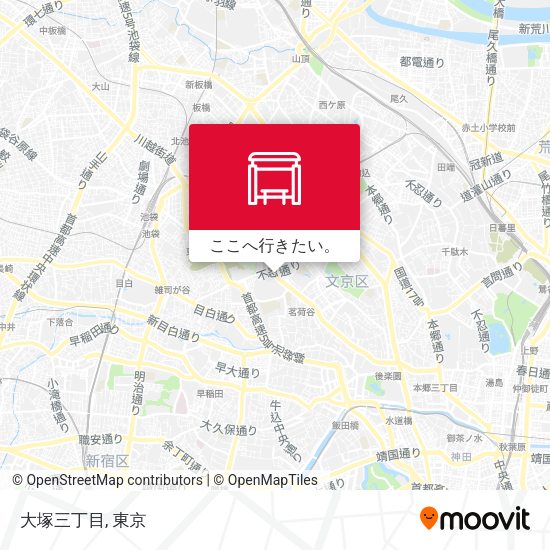 大塚三丁目地図