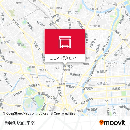 御徒町駅前地図
