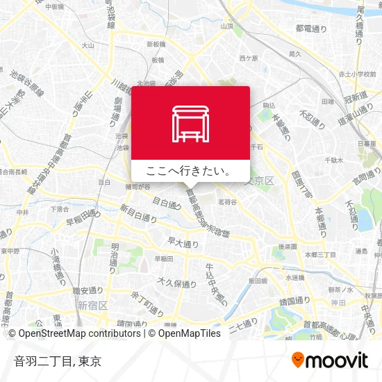 音羽二丁目地図