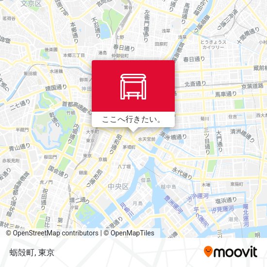 蛎殻町地図