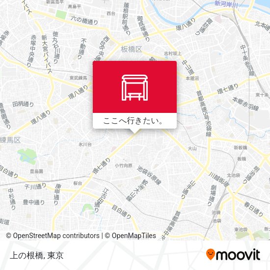 上の根橋地図