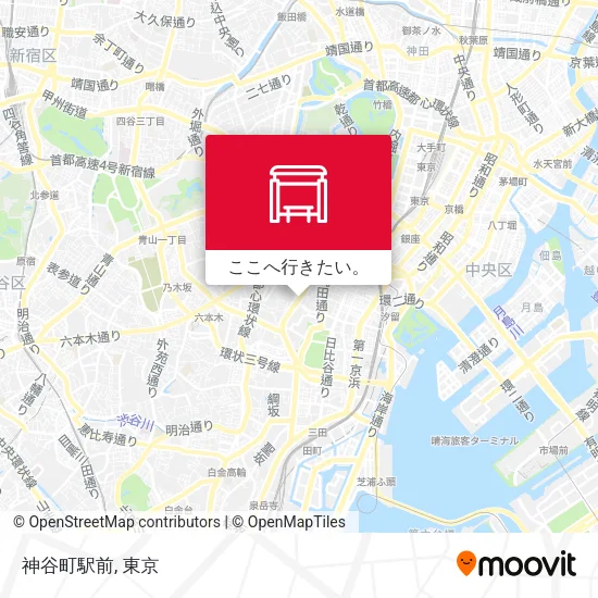 神谷町駅前地図