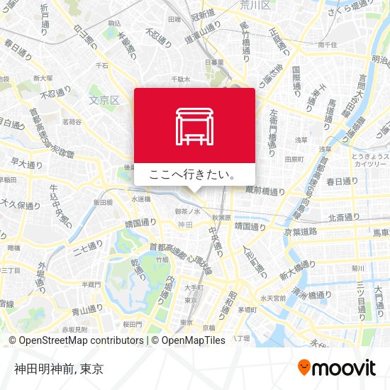 神田明神前地図