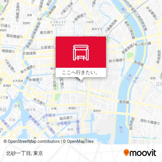 北砂一丁目地図