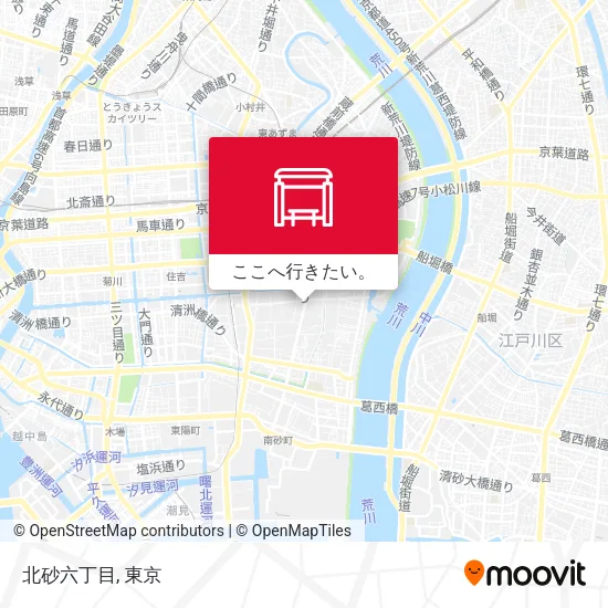 北砂六丁目地図