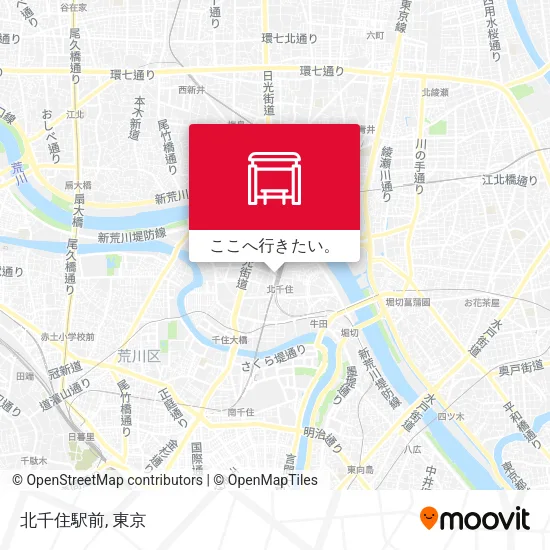 北千住駅前地図