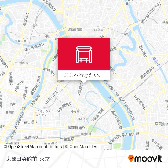 東墨田会館前地図