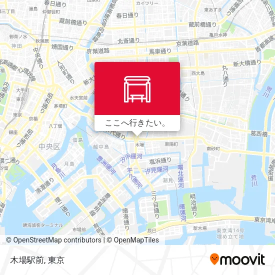 木場駅前地図