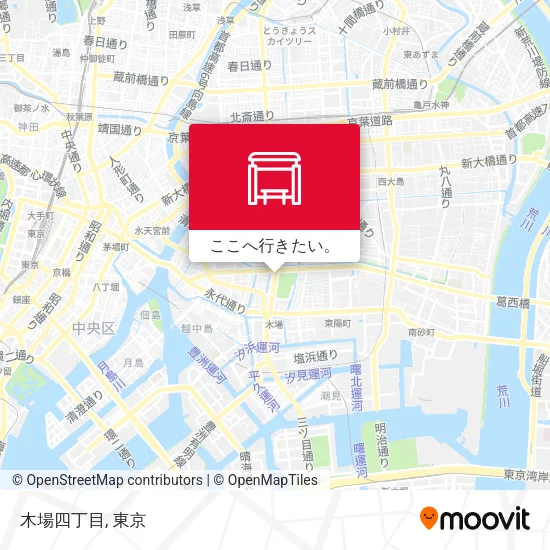 木場四丁目地図