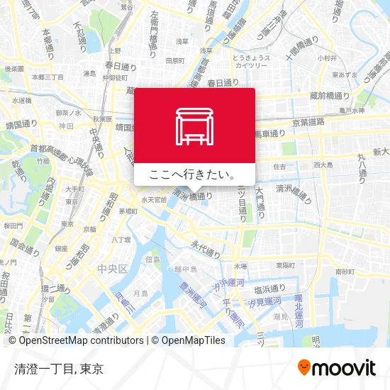 清澄一丁目地図