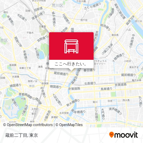 蔵前二丁目地図