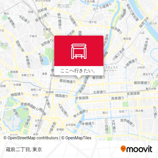 蔵前二丁目地図