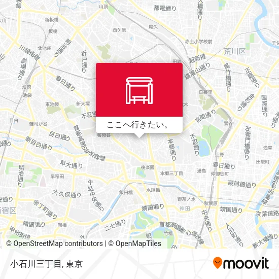 小石川三丁目地図