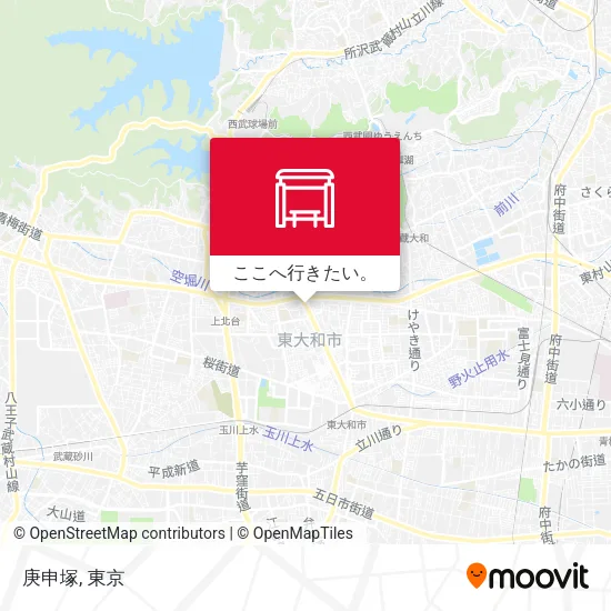 庚申塚地図