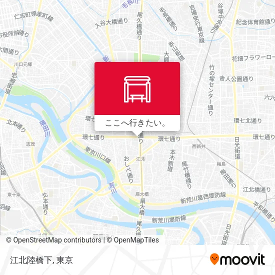 江北陸橋下地図