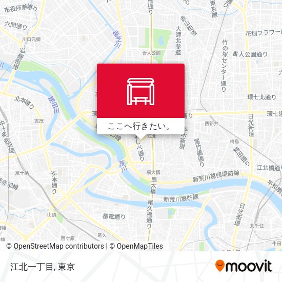 江北一丁目地図