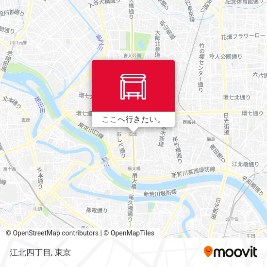 江北四丁目地図
