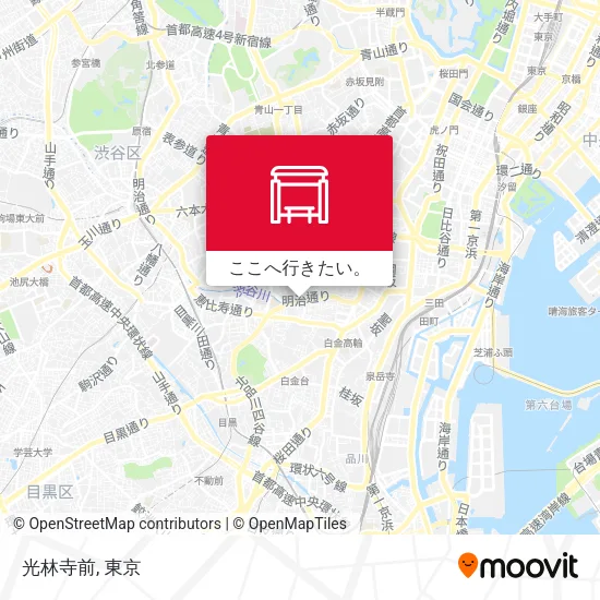 光林寺前地図