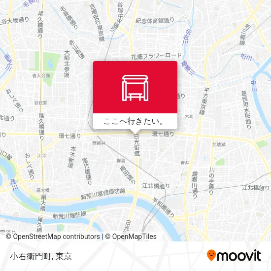 小右衛門町地図