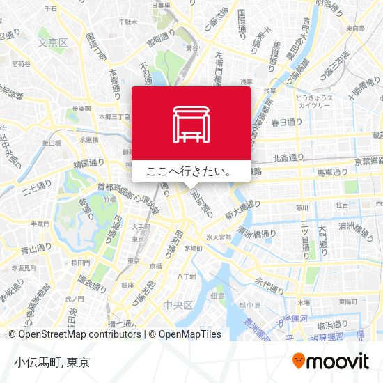 小伝馬町地図