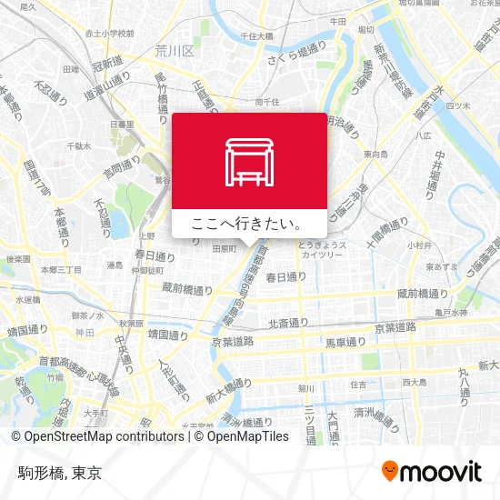 駒形橋地図