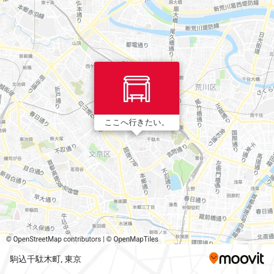 駒込千駄木町地図