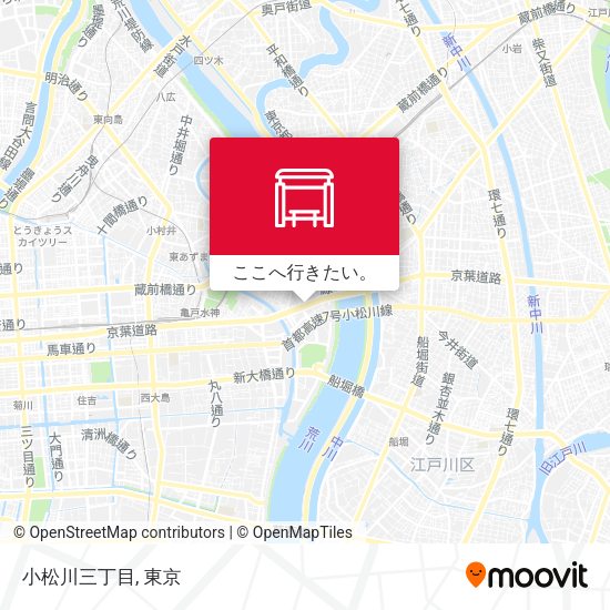 小松川三丁目地図
