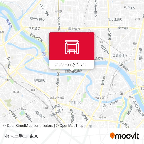 桜木土手上地図