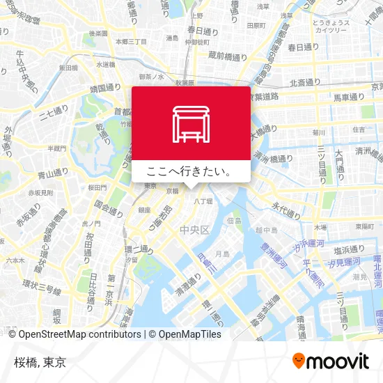 桜橋地図