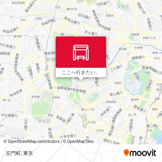 左門町地図