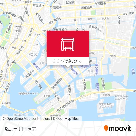 塩浜一丁目地図