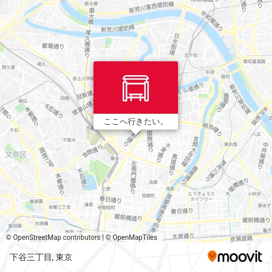 下谷三丁目地図