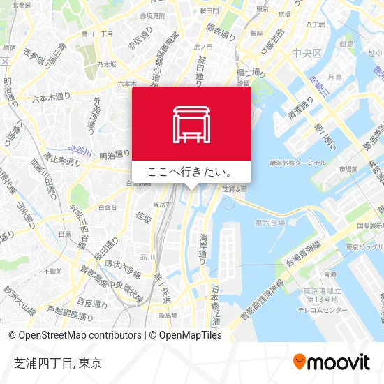 芝浦四丁目地図