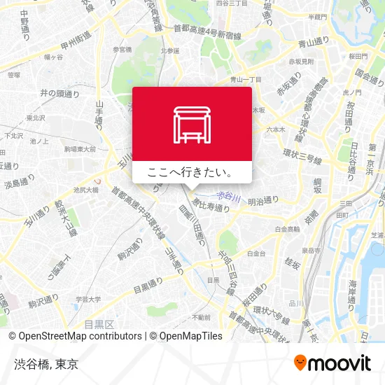 渋谷橋地図