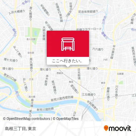 島根三丁目地図