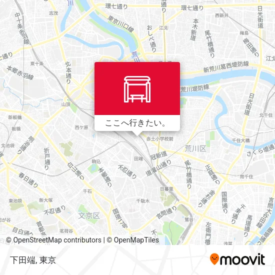 下田端地図