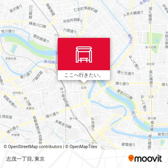 志茂一丁目地図