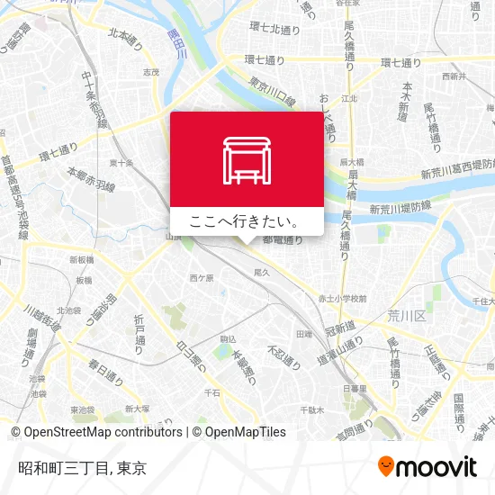 昭和町三丁目地図