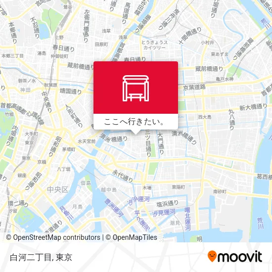 白河二丁目地図