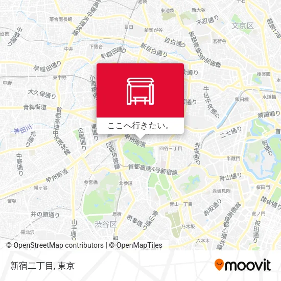 新宿二丁目地図