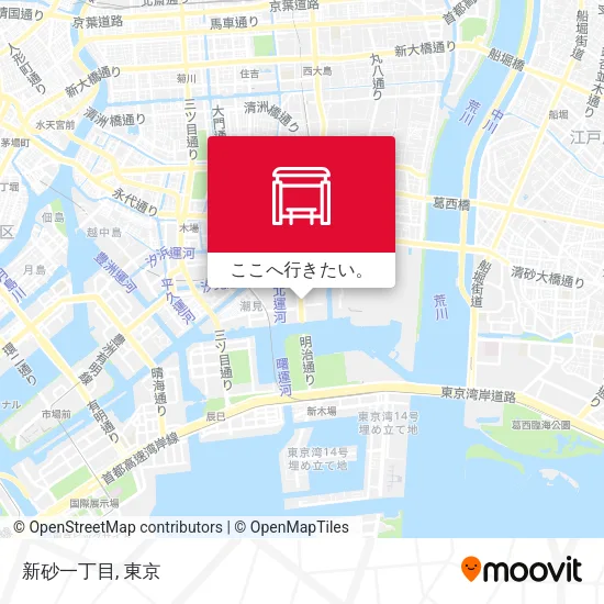 新砂一丁目地図