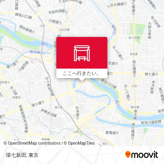 環七新田地図