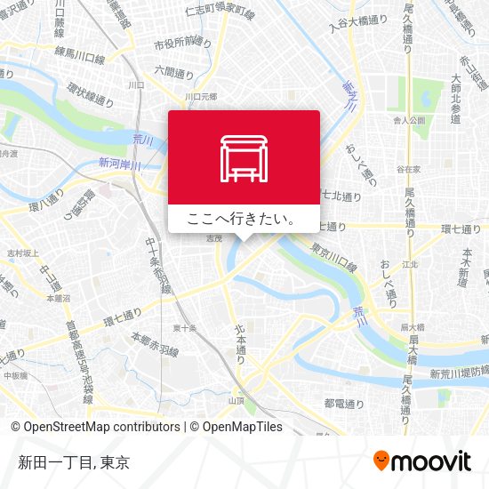 新田一丁目地図