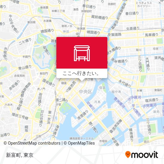 新富町地図