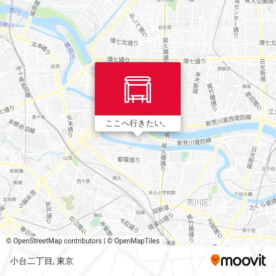 小台二丁目地図