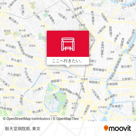 順天堂病院前地図